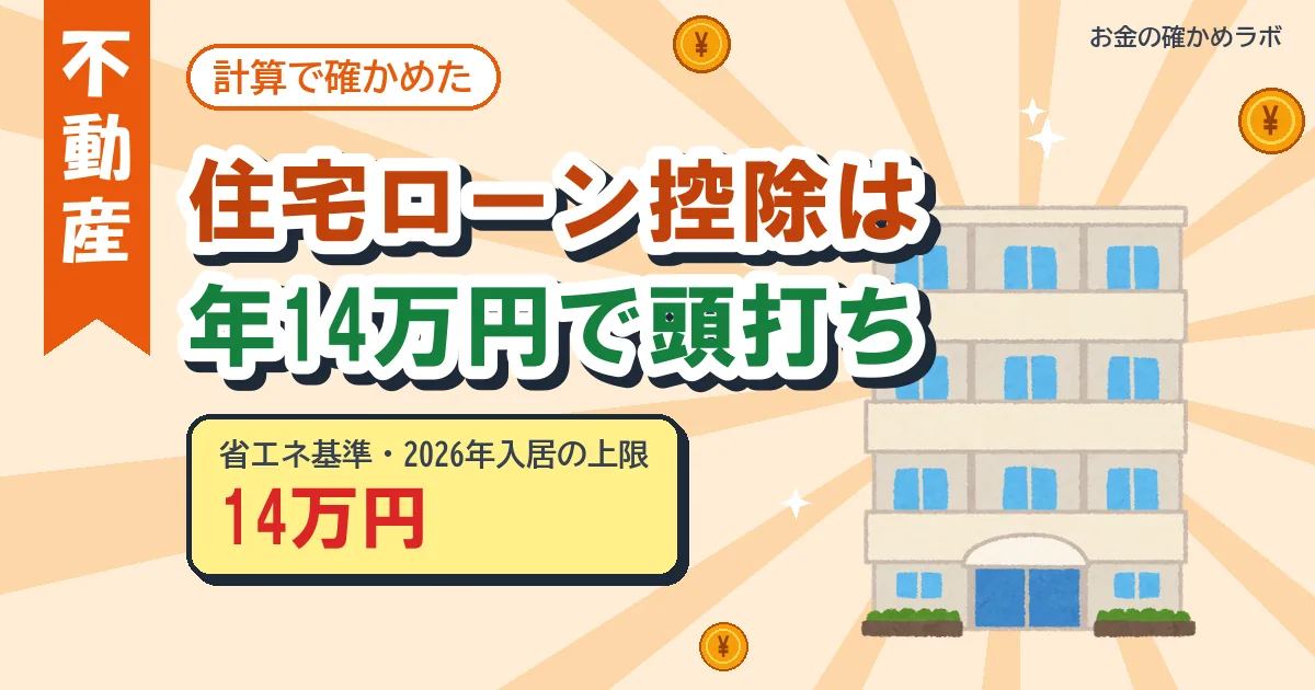 住宅ローン控除はいくら戻る？